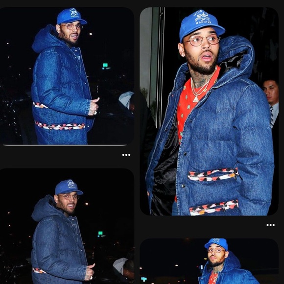 H&M x Kenzo Goose Down Denim Puffer Size L - Picture 5 of 5